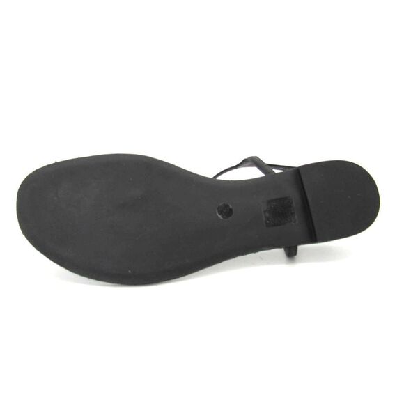 Tory Burch Marion Quilted Women\'s Sandals in Black SZ 9